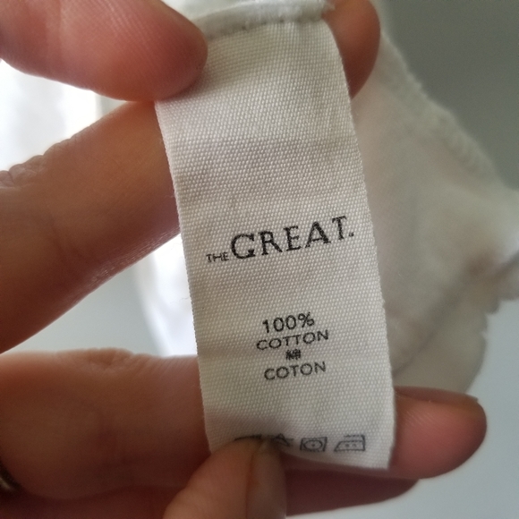 The Great The Ruffle Tee White size 1 - Picture 12 of 14